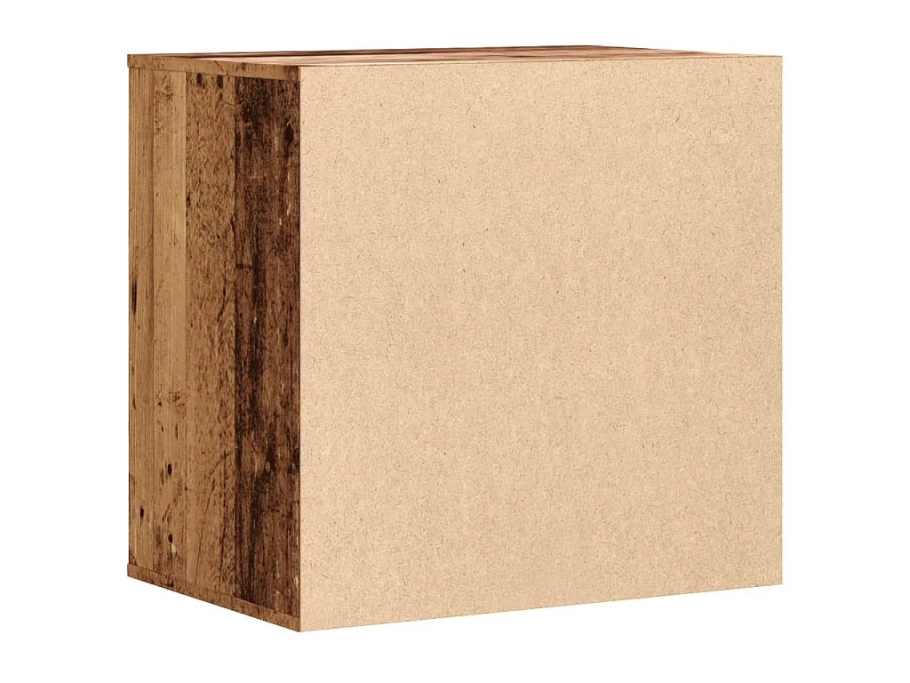 Commode d'angle vieux bois 60x41x58 cm bois d'ingénierie
