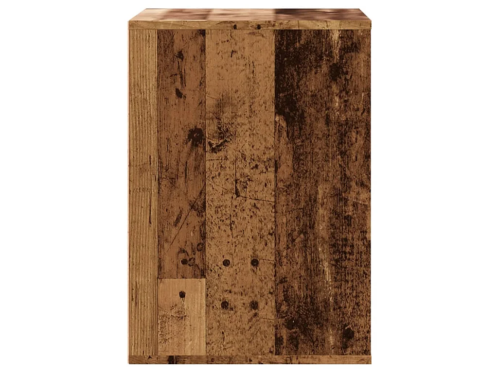 Commode d'angle vieux bois 60x41x58 cm bois d'ingénierie