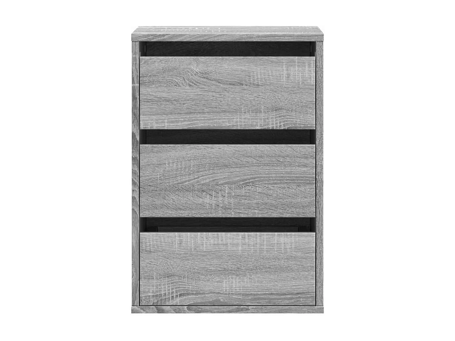 Commode d'angle sonoma gris 40x41x58 cm bois d'ingénierie