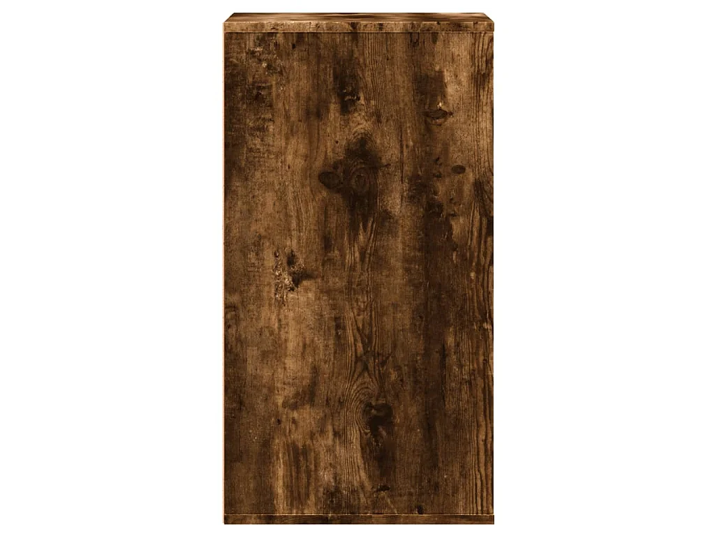 Cajonera de esquina madera ingeniería roble ahumado 40x41x76 cm