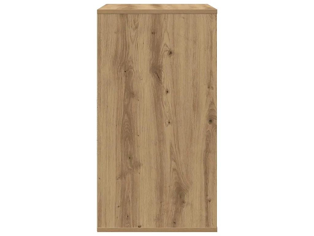 Commode d'angle chêne artisanal 40x41x76 cm bois d'ingénierie
