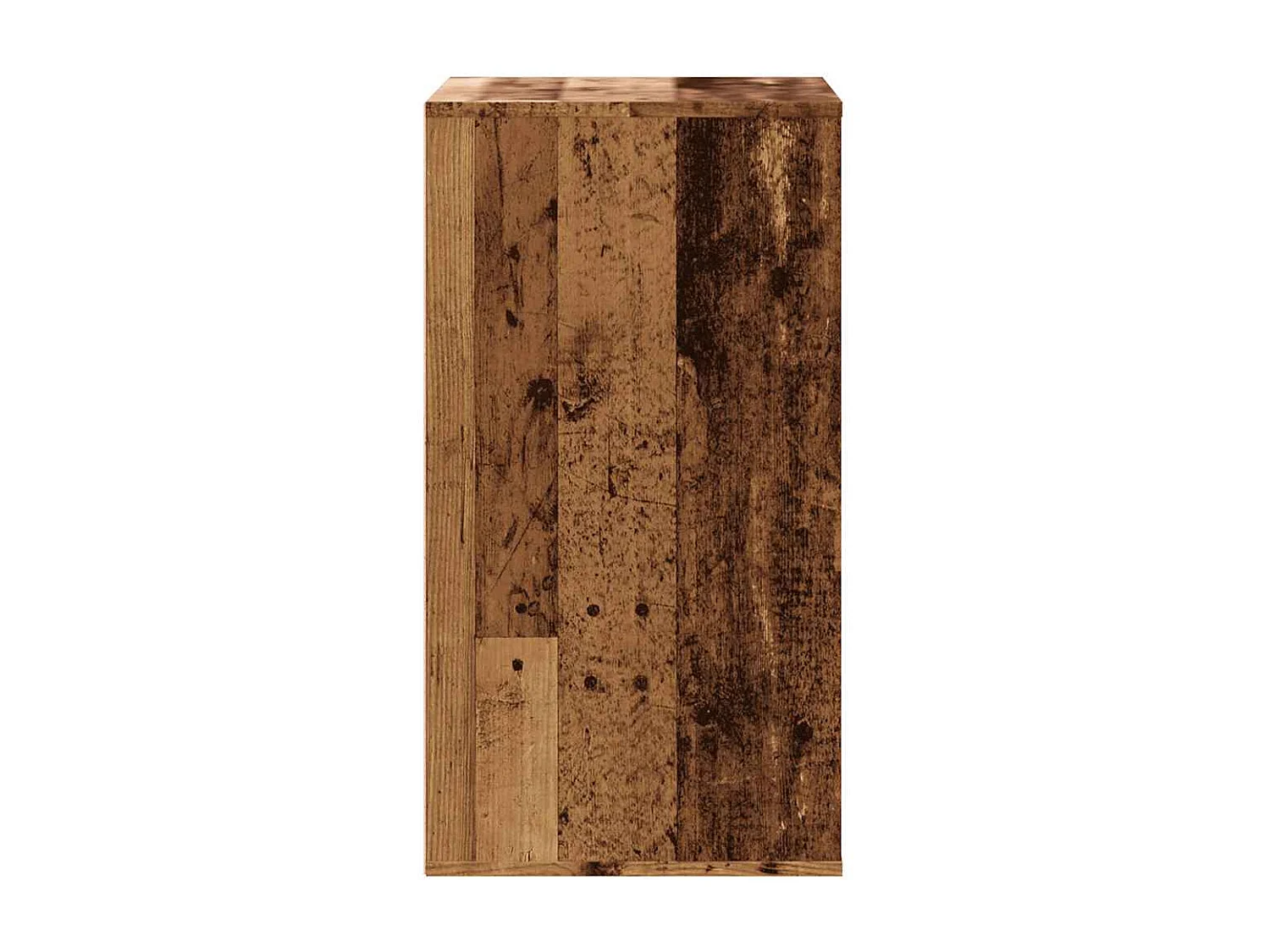 Ladekast 60x41x76 cm bewerkt hout oud houtkleurig