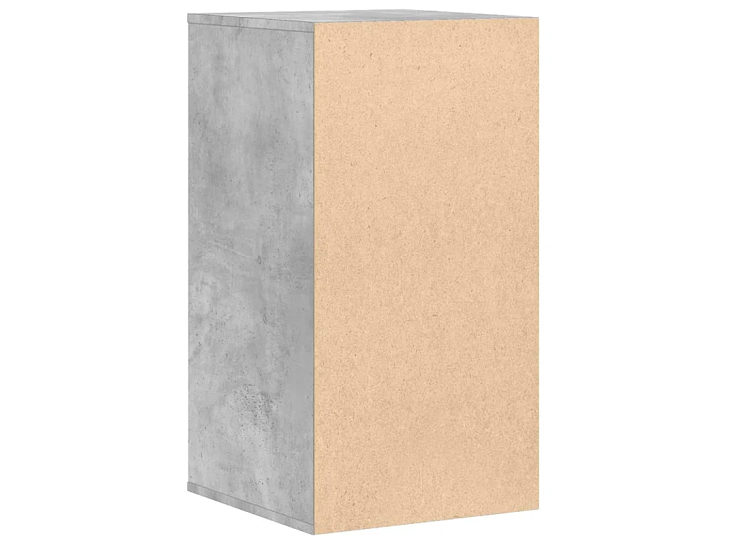 Ladekast 40x41x76 cm bewerkt hout betongrijs