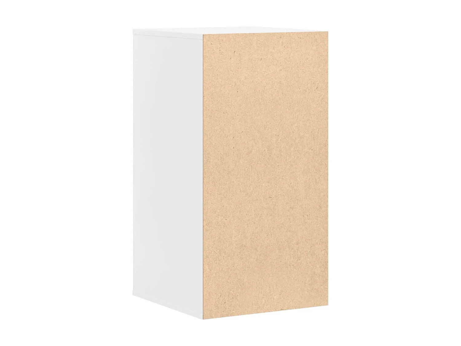 Ladekast 40x41x76 cm bewerkt hout wit