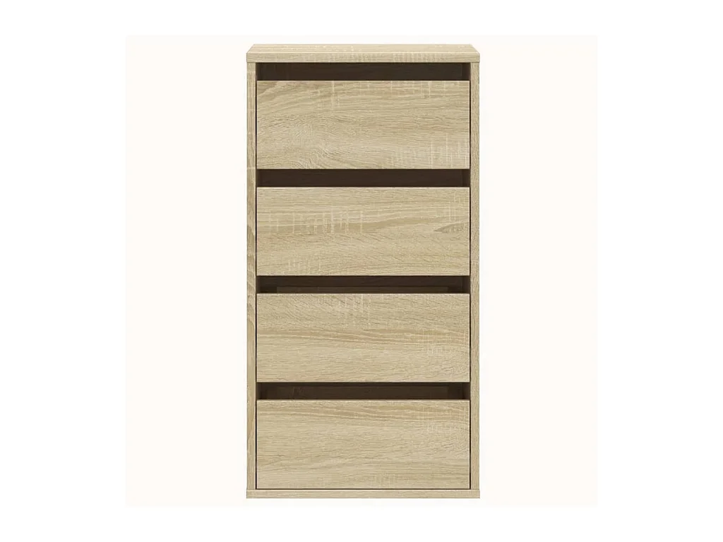 Commode d'angle chêne sonoma 40x41x76 cm bois d'ingénierie