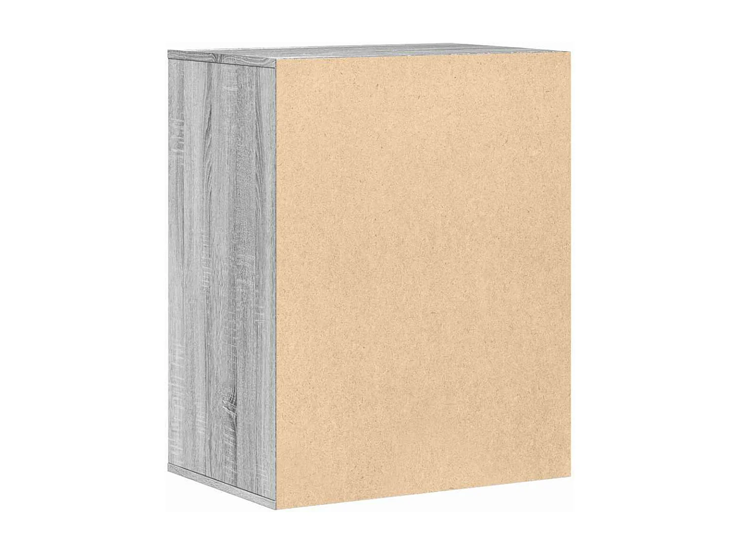 Ladekast 60x41x76 cm bewerkt hout grijs sonoma eikenkleurig