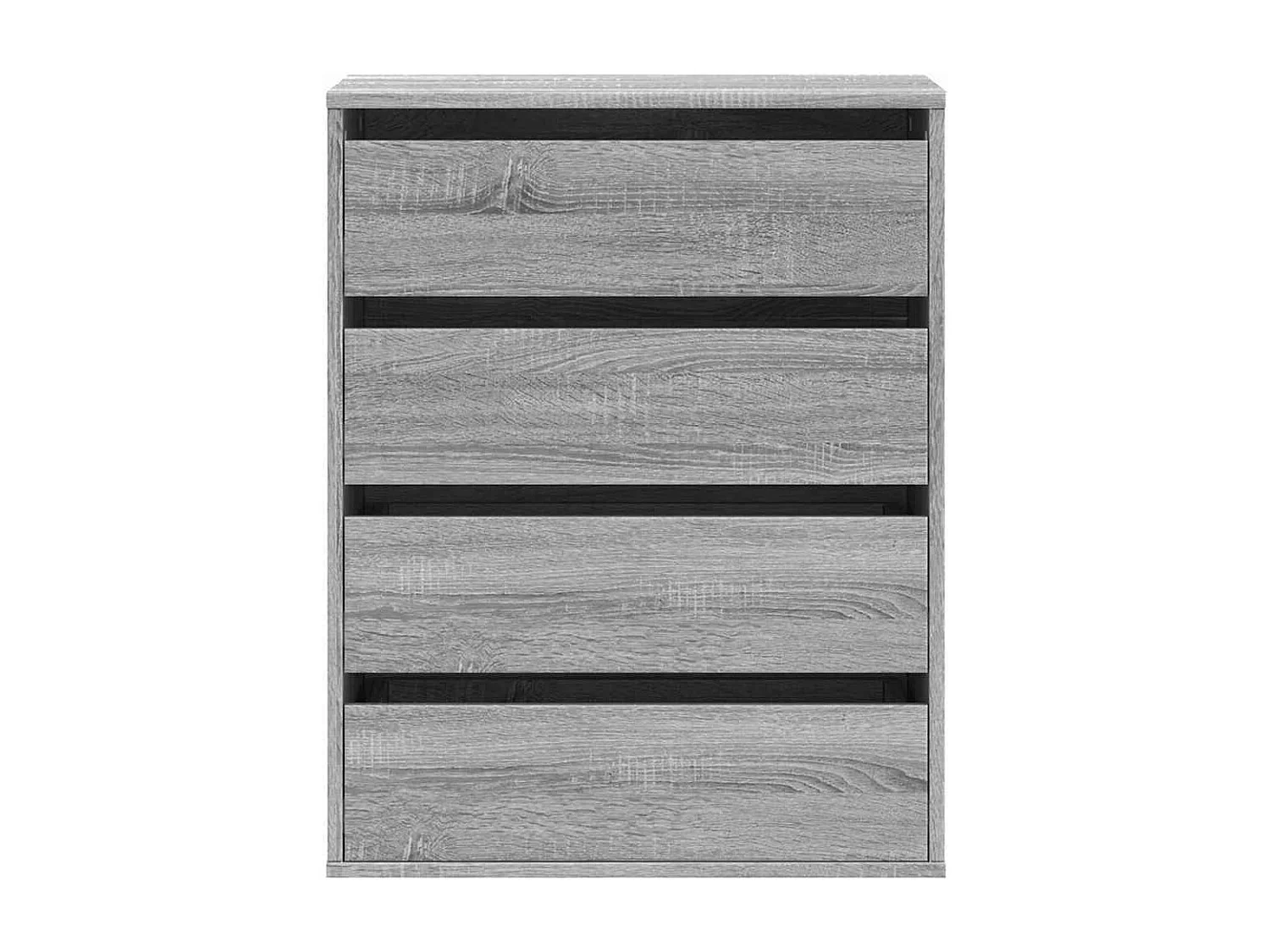 Commode d'angle sonoma gris 60x41x76 cm bois d'ingénierie