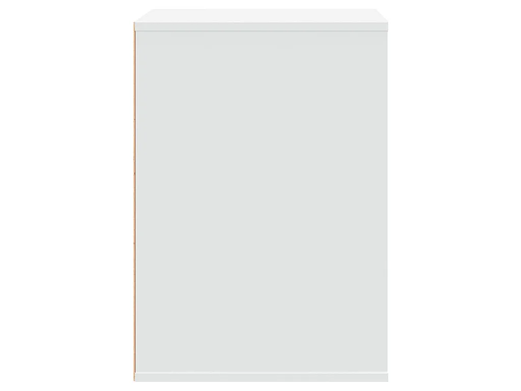 Cajonera de esquina madera de ingeniería blanca 60x41x58 cm