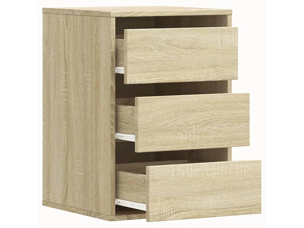 Cajonera de esquina madera ingeniería roble Sonoma 40x41x58 cm