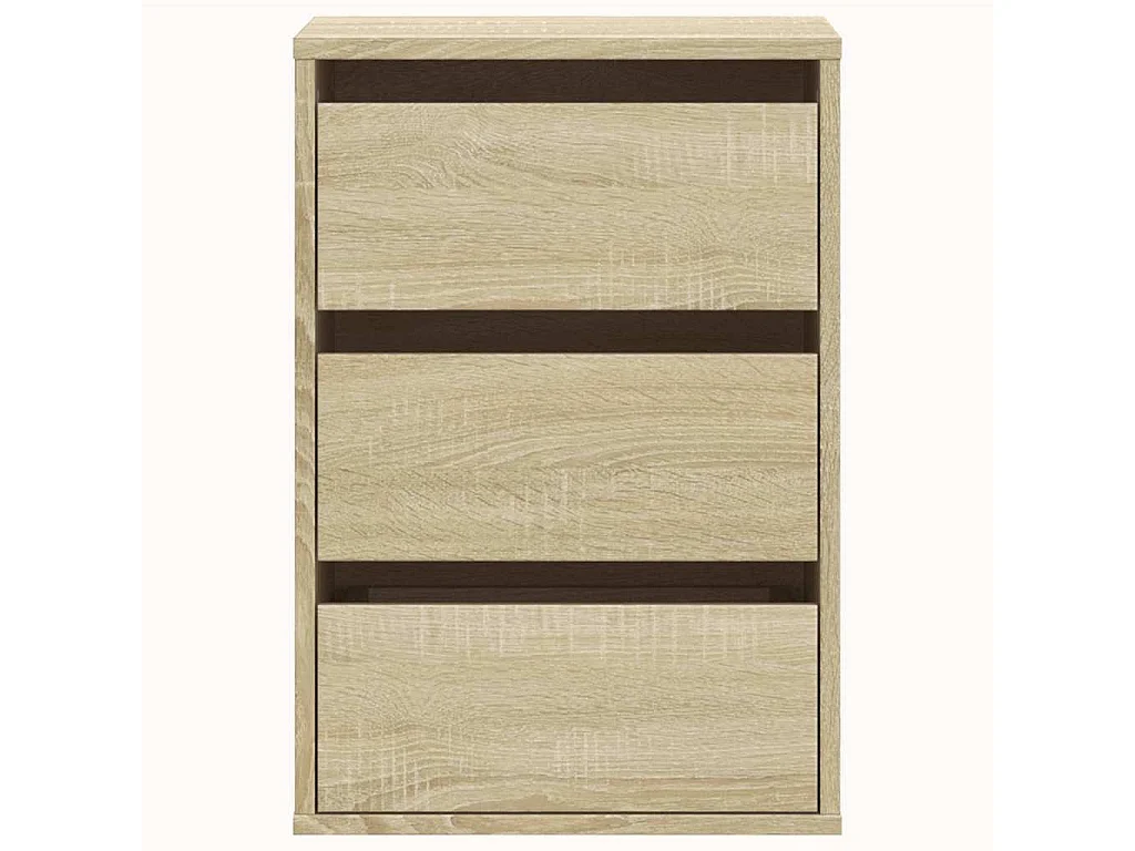 Commode d'angle chêne sonoma 40x41x58 cm bois d'ingénierie