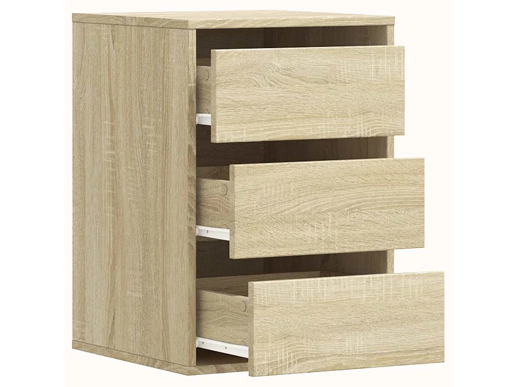 Commode d'angle chêne sonoma 40x41x58 cm bois d'ingénierie