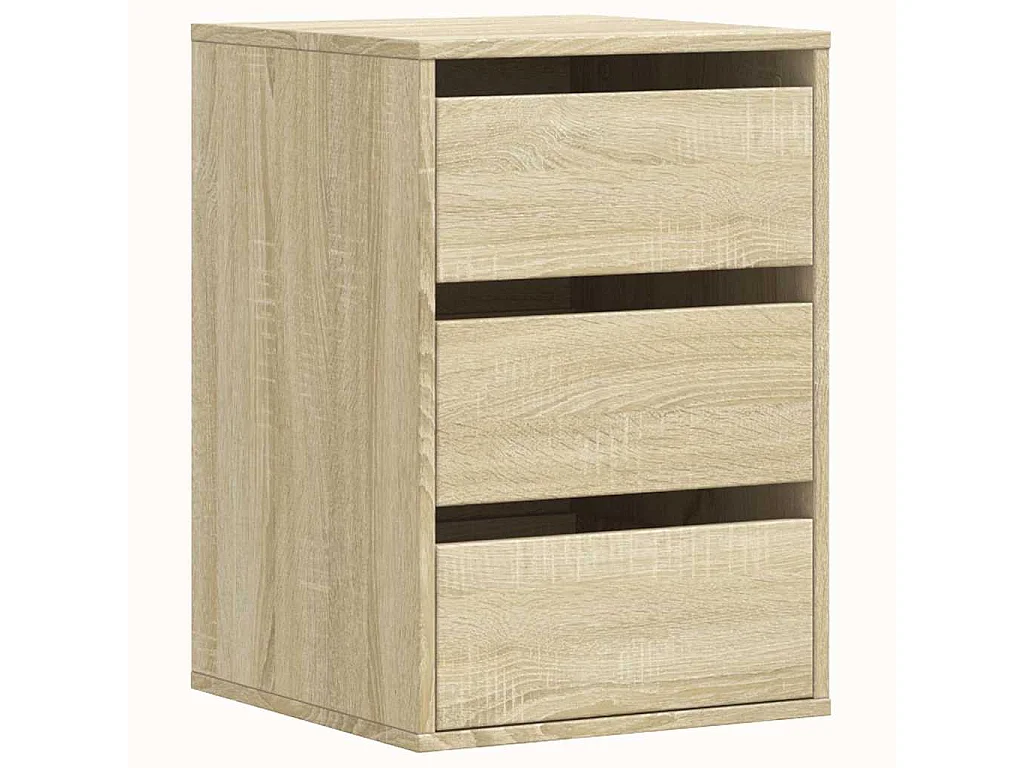 Cajonera de esquina madera ingeniería roble Sonoma 40x41x58 cm