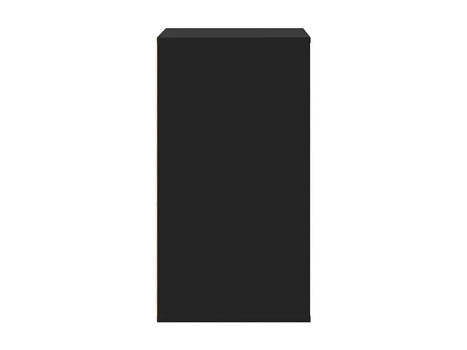 Commode d'angle noir 60x41x76 cm bois d'ingénierie