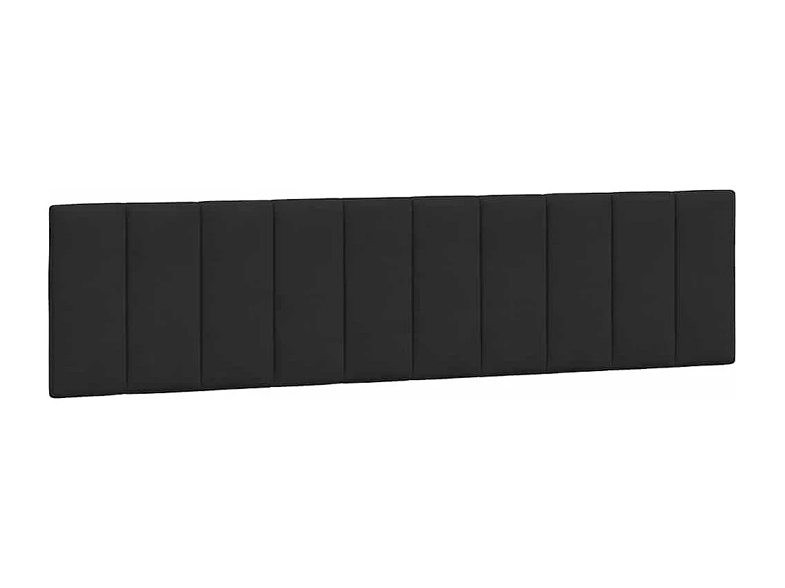 Cadre de lit sans matelas Hanko noir 200x200 cm velours