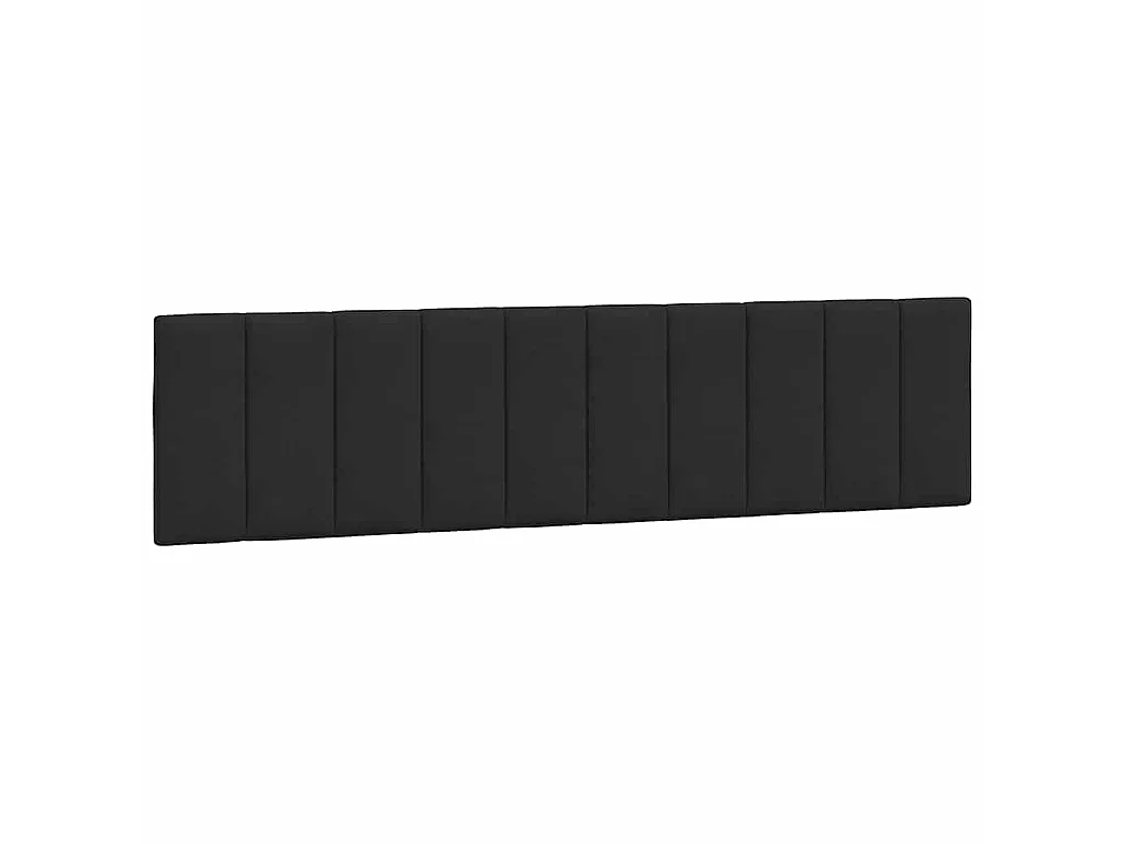 Cadre de lit sans matelas Hanko noir 200x200 cm velours