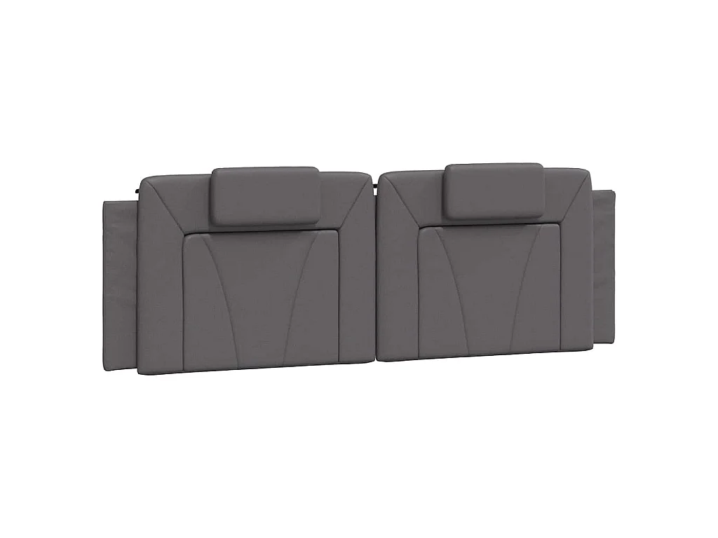 Giroletto Viana senza Materasso Grigio 160x200 cm in Similpelle