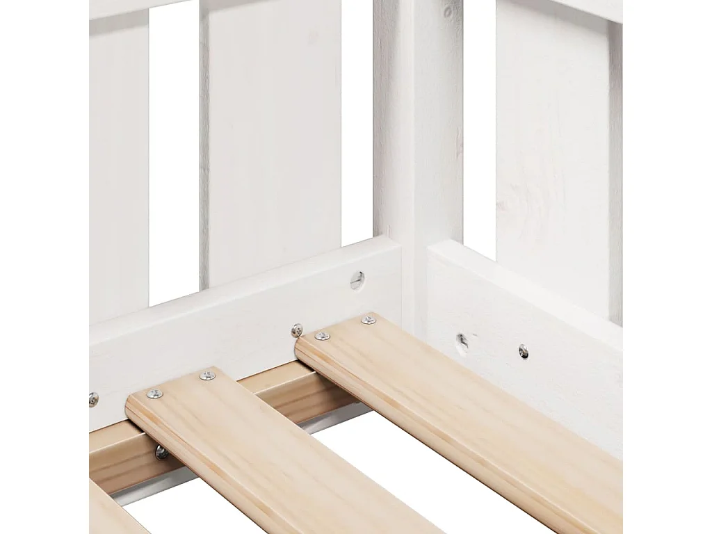 Cadre de lit d'enfants forme de maison sans matelas 80x200 cm