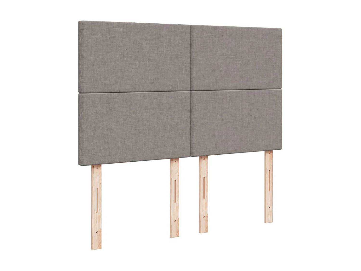 Giroletto a Molle con Materasso Tortora 140x200 cm in Tessuto