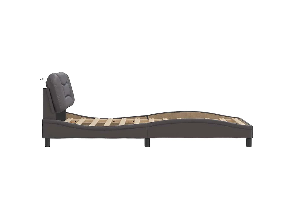 Giroletto senza Materasso Hvar Crema 80x200 cm in Similpelle