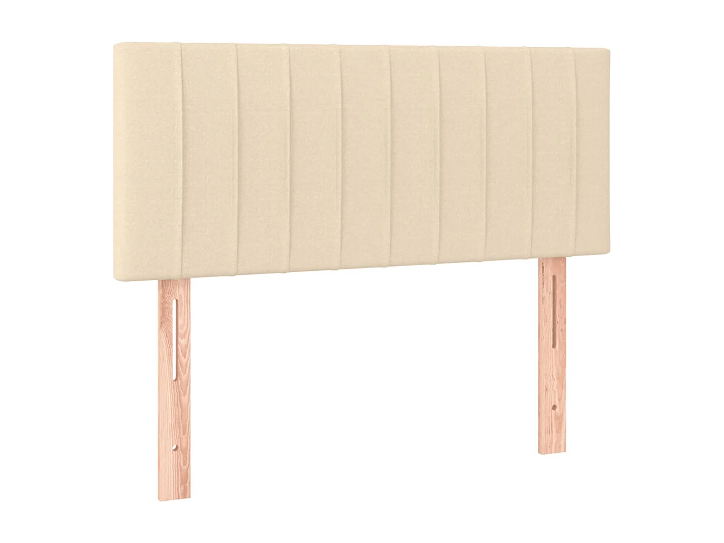 Boxspring met matras stof crèmekleurig 120x190 cm