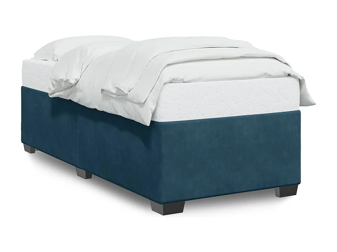 Giroletto Blu 90x200 cm in Velluto