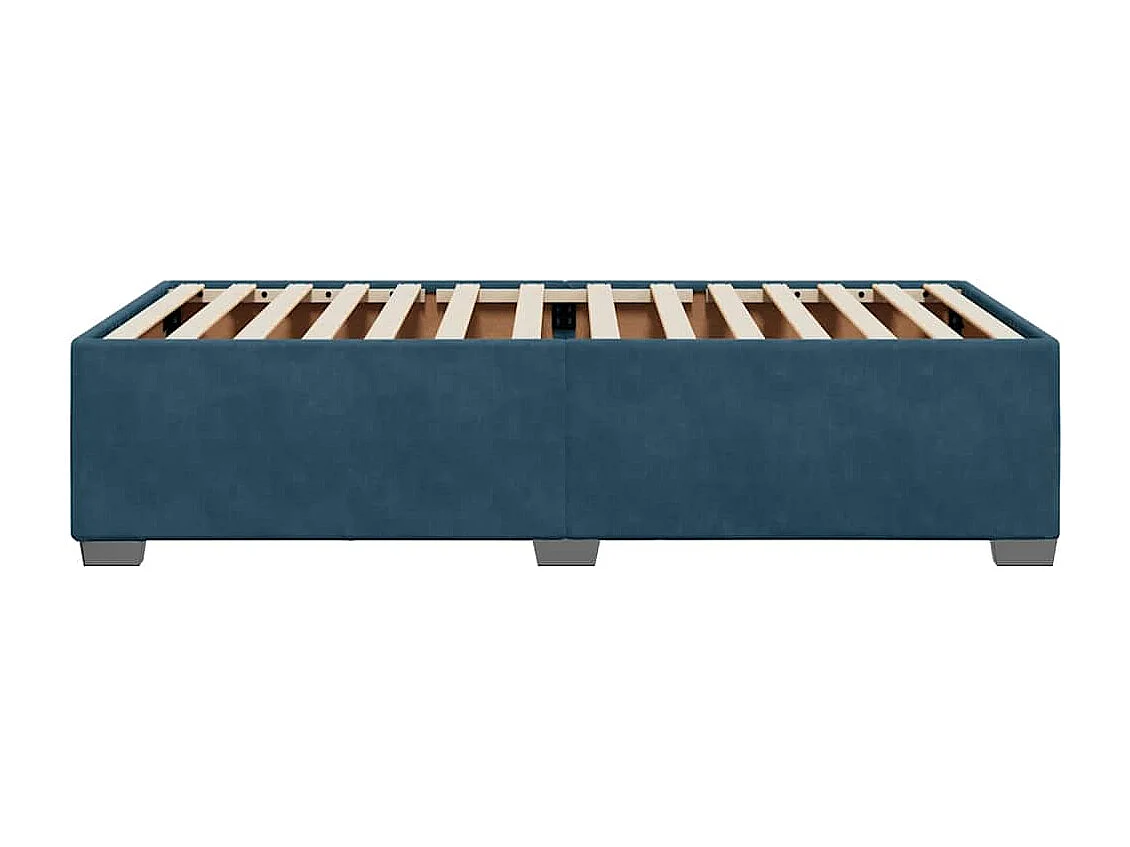 Giroletto Blu 90x200 cm in Velluto