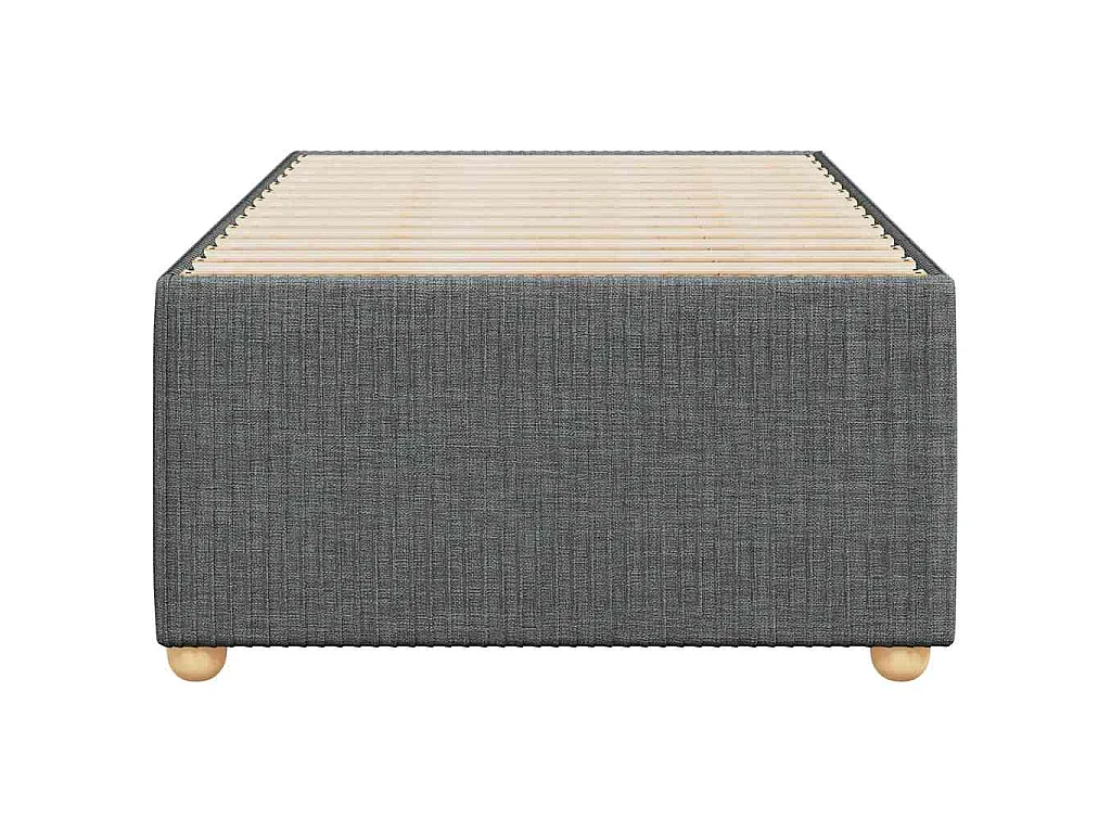 Bedframe zonder matras 90x190 cm stof donkergrijs