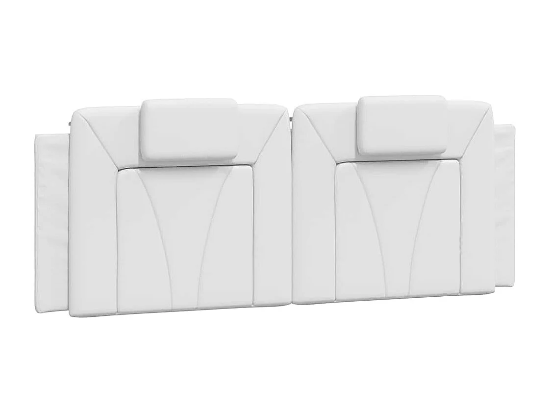 Bedframe "Viana" zonder matras kunstleer wit 140x190 cm