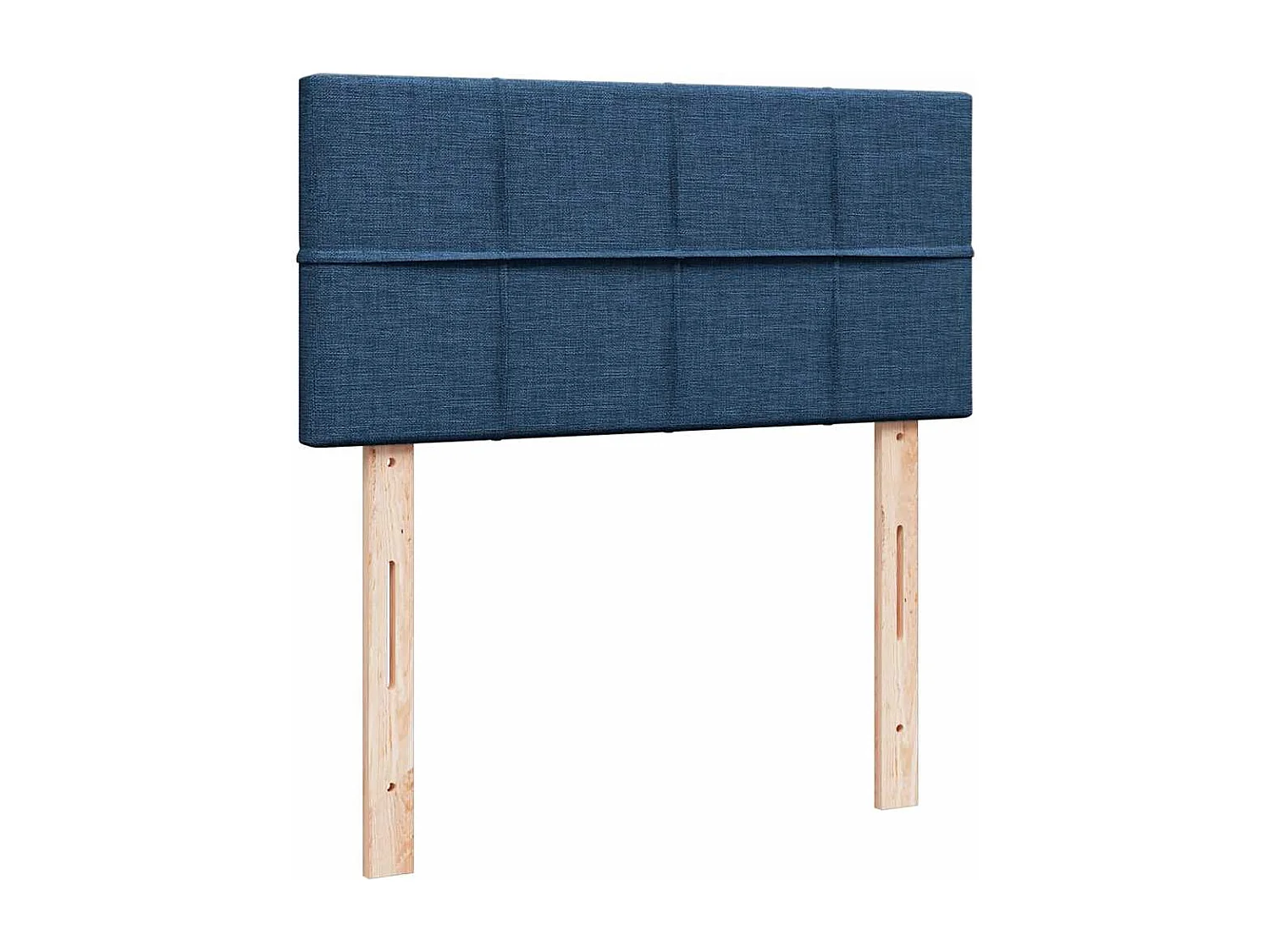 Giroletto a Molle con Materasso Blu 90x190 cm in Tessuto