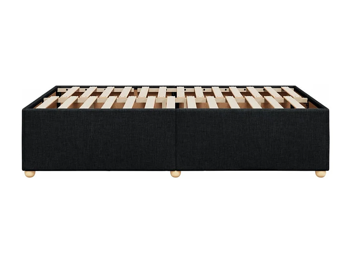 Bedframe zonder matras 120x200 cm stof zwart