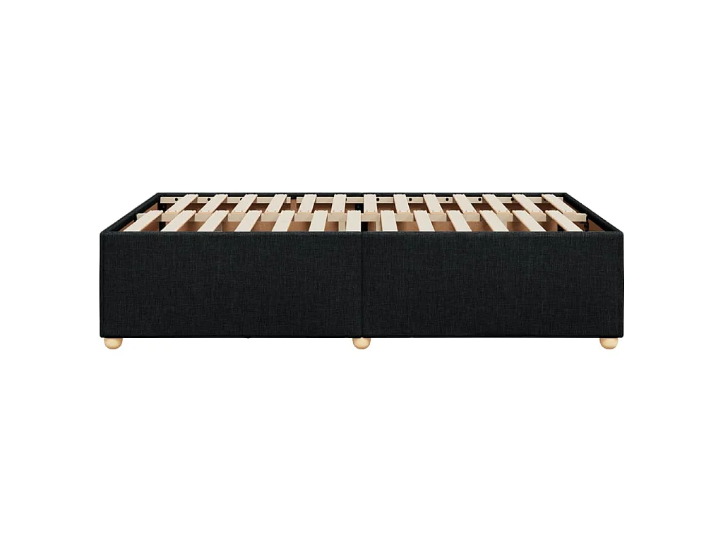 Bedframe zonder matras 120x200 cm stof zwart