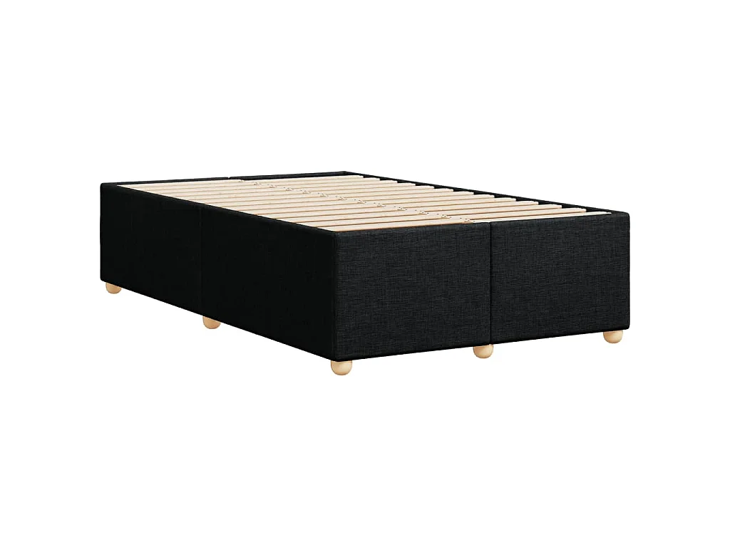 Bedframe zonder matras 120x200 cm stof zwart