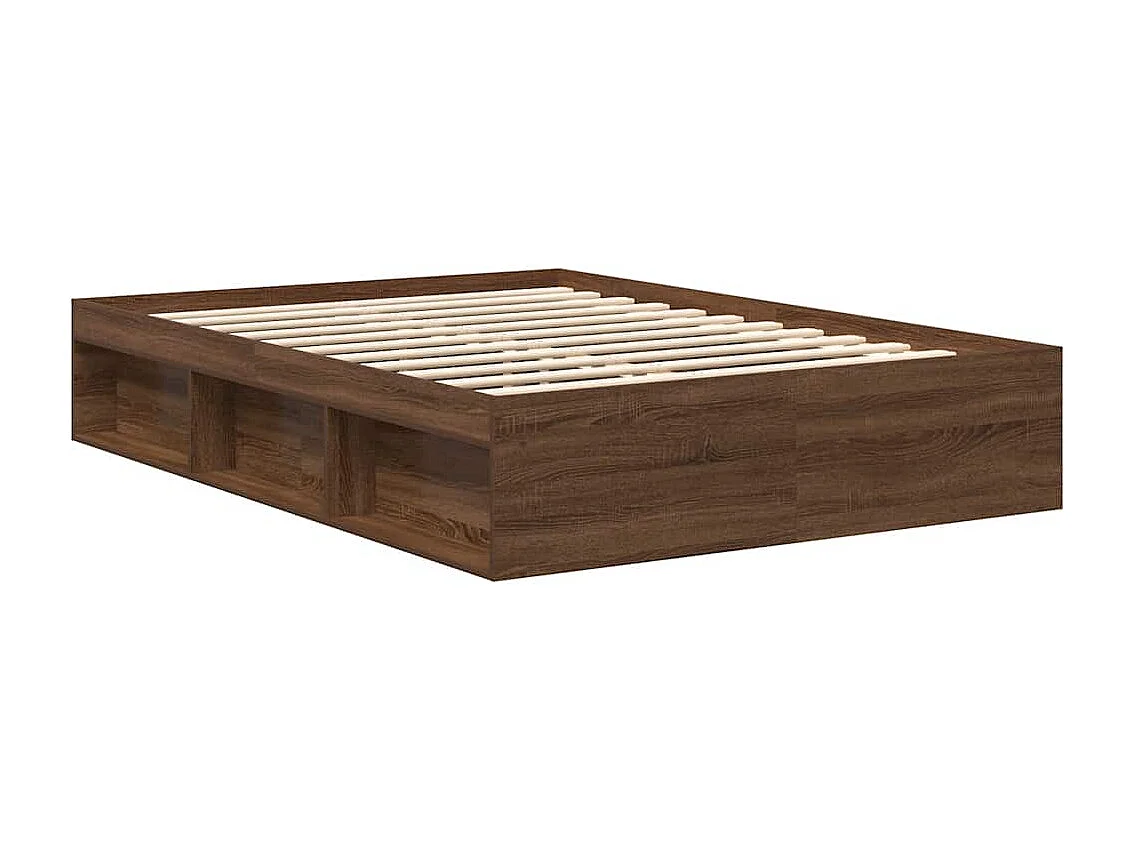 Bettgestell Braun Eichen-Optik 140x200 cm
