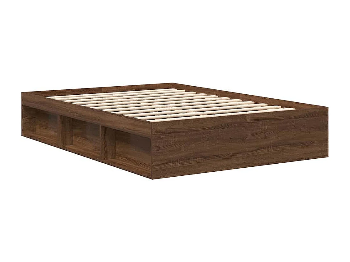 Bettgestell Braun Eichen-Optik 140x200 cm