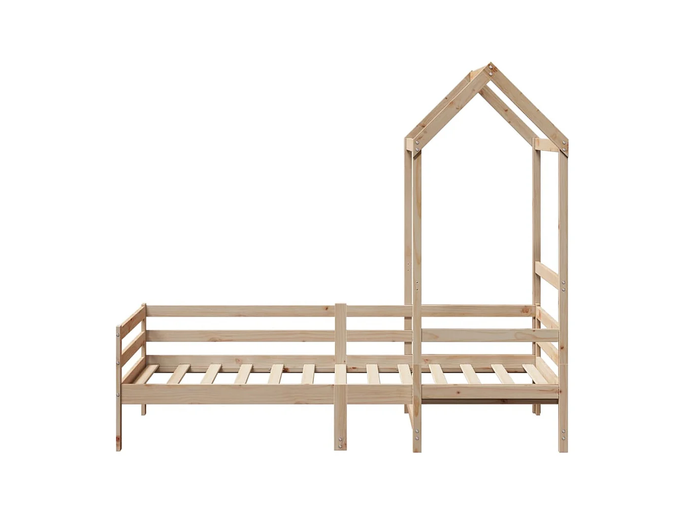 Slaapbank met huisje 90x200 cm massief grenenhout