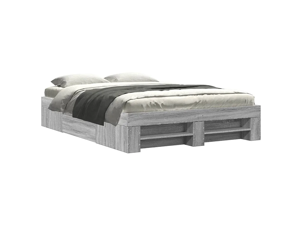 Giroletto Grigio Sonoma 140x190 cm in Legno Multistrato