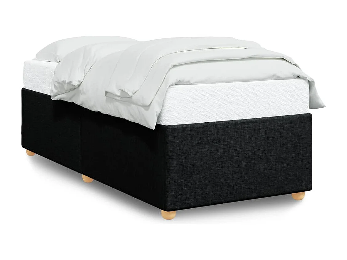 Bedframe zonder matras 90x200 cm stof zwart