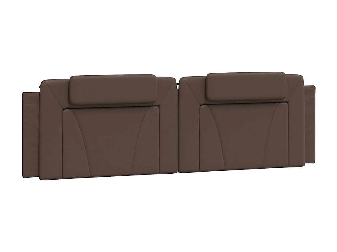 Cadre de lit Viana sans matelas marron 180x200 cm similicuir