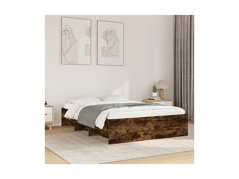 Giroletto senza Materasso Rovere Fumo 120x200 cm in Truciolato