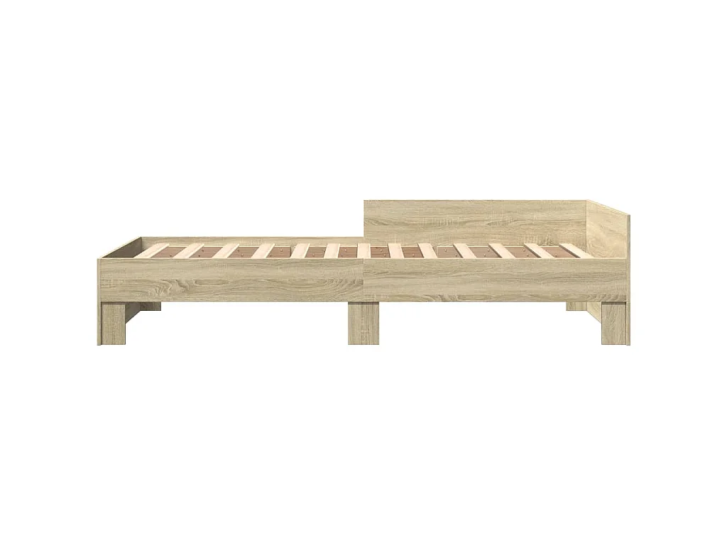 Bedframe zonder matras hout sonoma eikenkleurig 90x200 cm