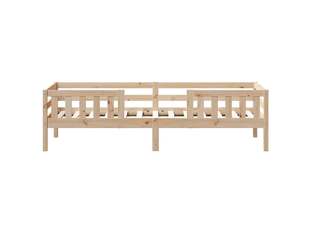 Bedframe zonder matras massief grenenhout 90x200 cm
