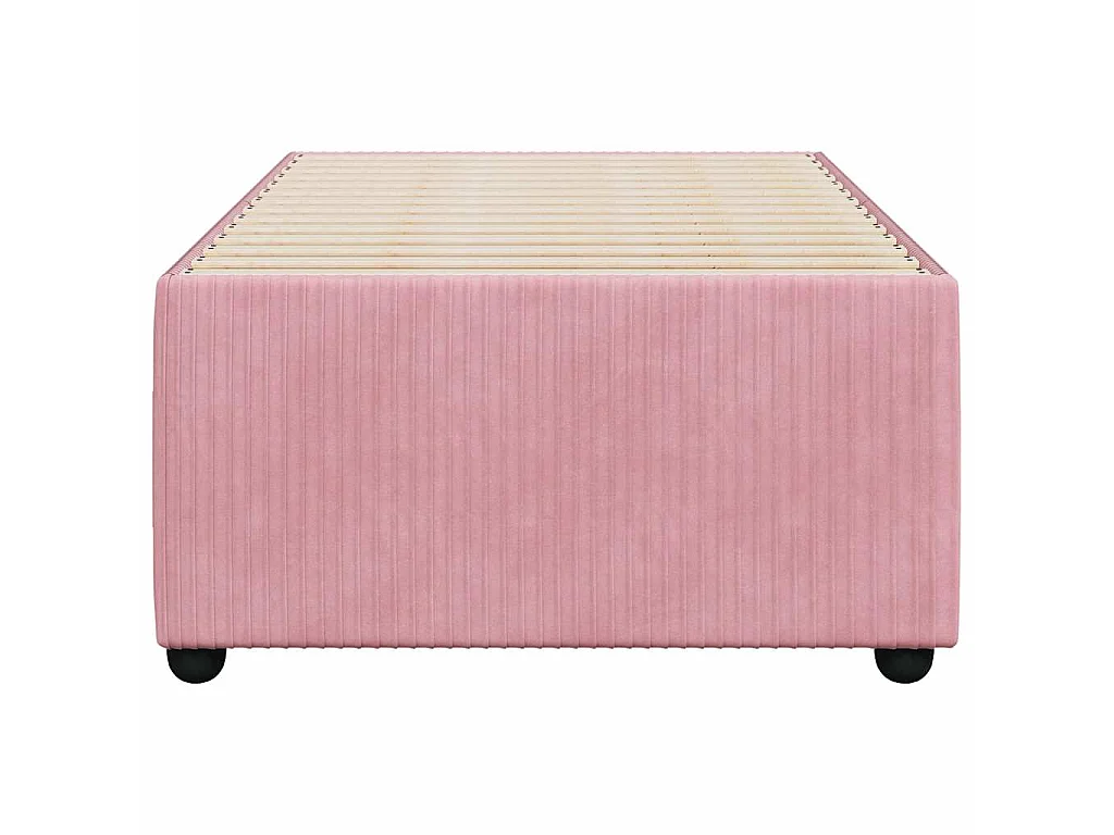 Bettgestell Rosa 80x200 cm Samt