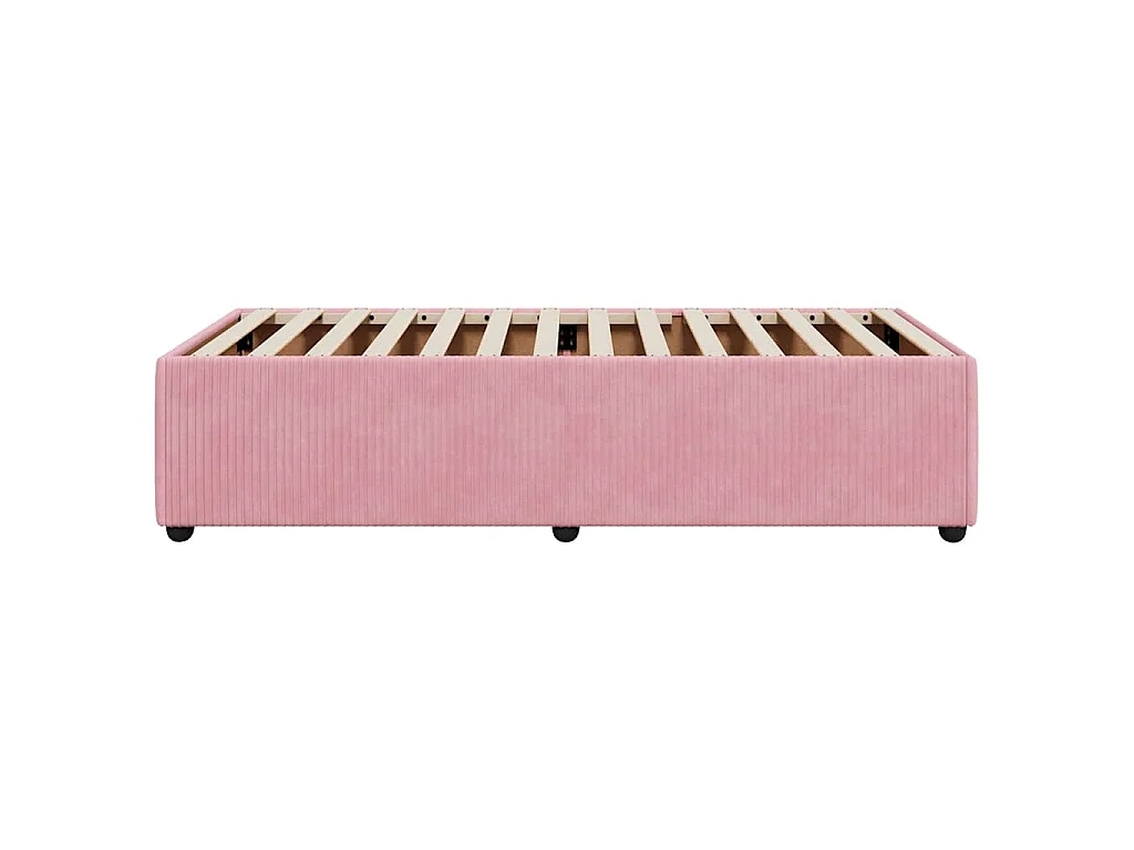 Bettgestell Rosa 80x200 cm Samt