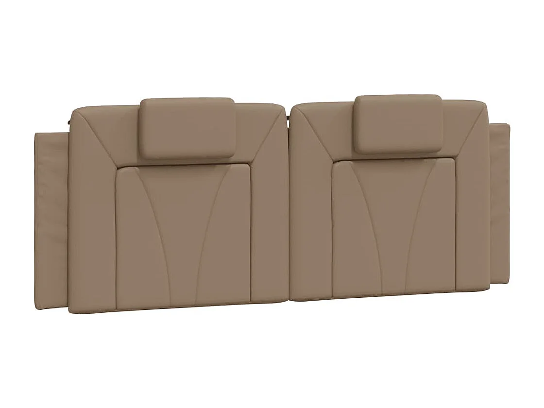 Cadre de lit Viana avec LED sans matelas cappuccino 140x200 cm