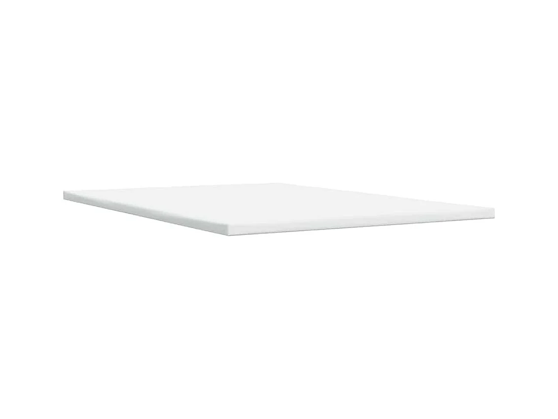 Sommier à lattes de lit avec matelas Crème 140x190 cm Tissu