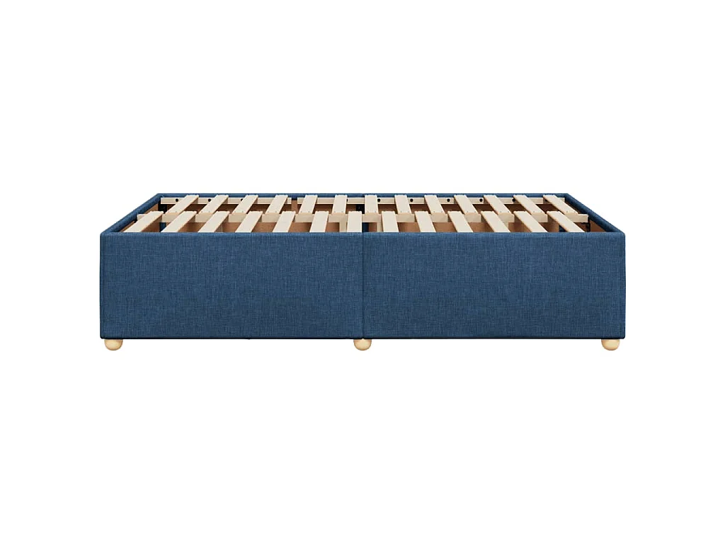 Bedframe zonder matras 120x190 cm stof blauw