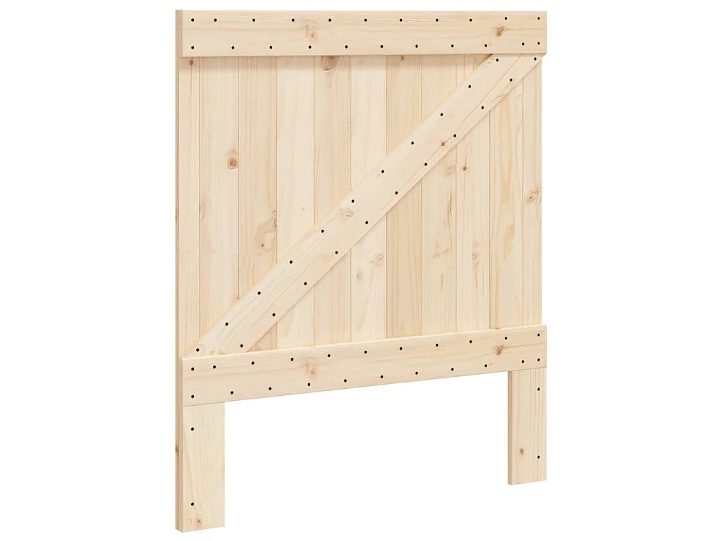 Cadre de lit sans matelas avec tête de lit 90x200 cm