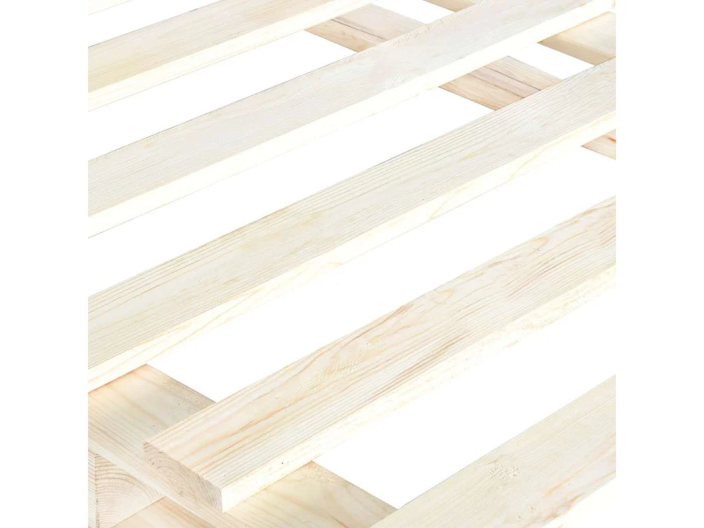 Cadre de lit sans matelas avec tête de lit 90x200 cm