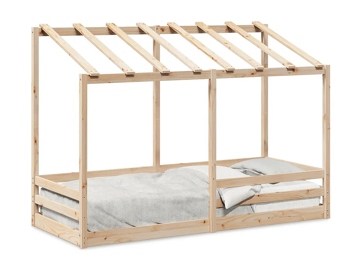 Lit pour enfants sans matelas 90x190 cm bois pin massif