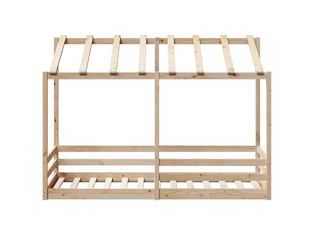 Lit pour enfants sans matelas 90x190 cm bois pin massif